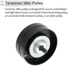 Drive Belt Idler Pulley for Volkswagen Touareg (2002–2006) No. 077109244F Black