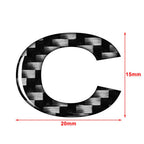 Car Badge Emblem Decals Stickers for Window Door Wall - Alphabet Letters