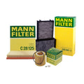 Mann Oil Air Carbon Cabin Filter Service Kit for BMW X5 E70 X6 E71 (2007–2013)