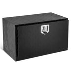 30" x 18" x 17.3" Black Aluminum Tool Box for Universal Use (No Specific Years)