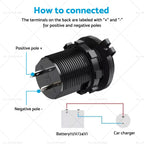 Dual QC3.0 USB Fast Charger Adapter for 12V Car Cigarette Lighter Socket
