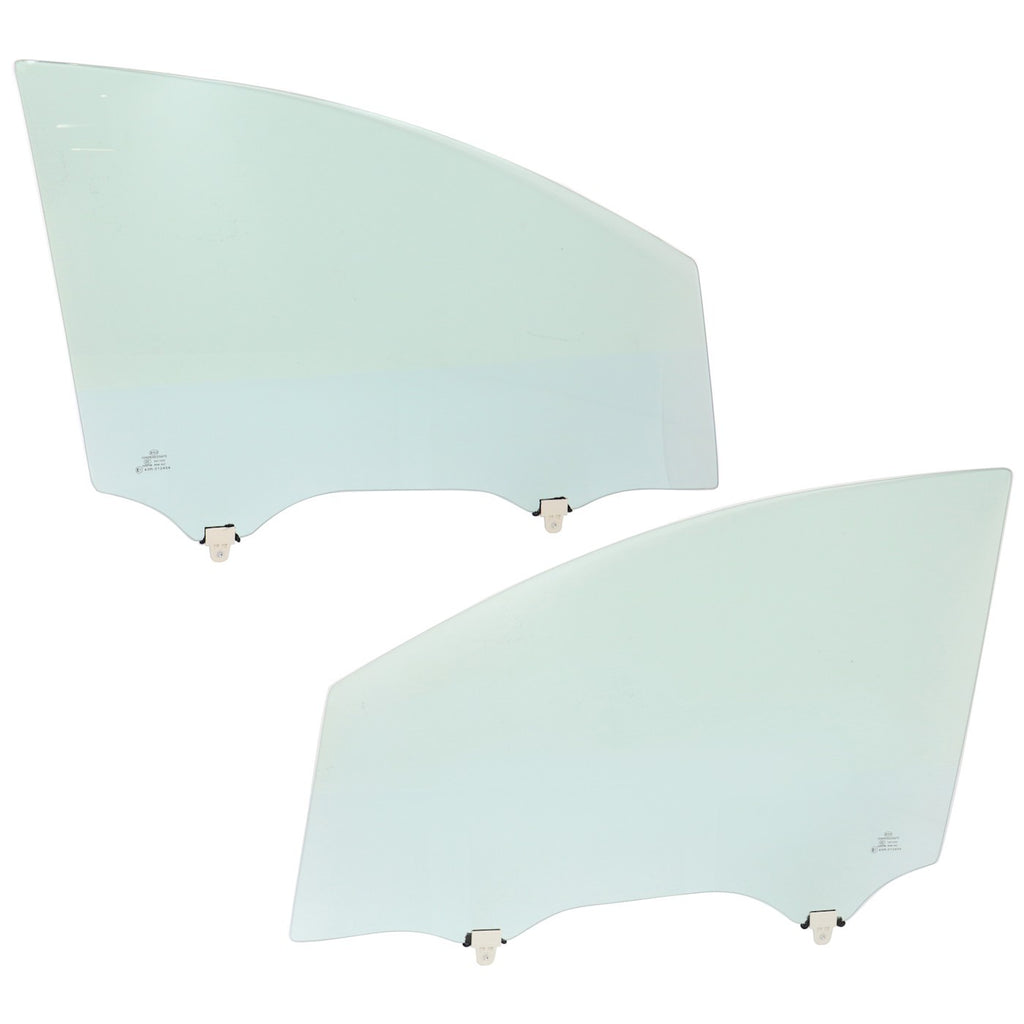 Set of 2 Front Door Glasses for Honda Odyssey