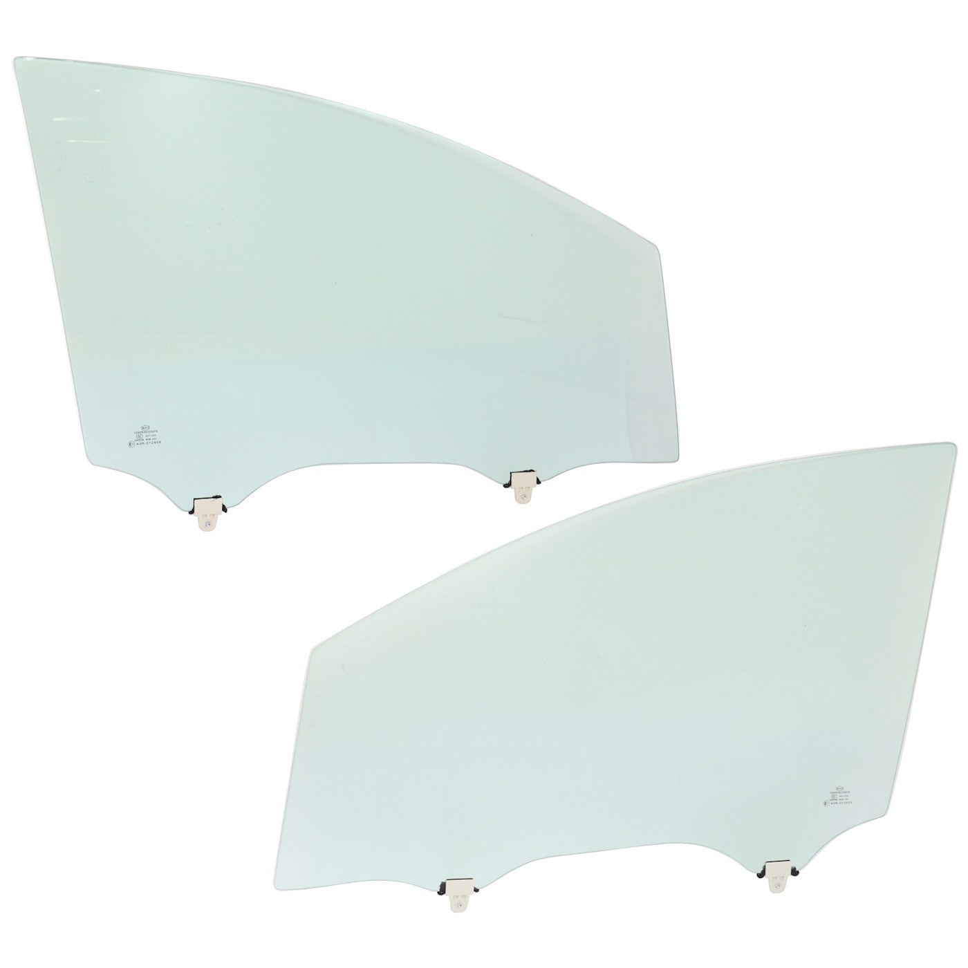 Set of 2 Front Door Glasses for Honda Odyssey