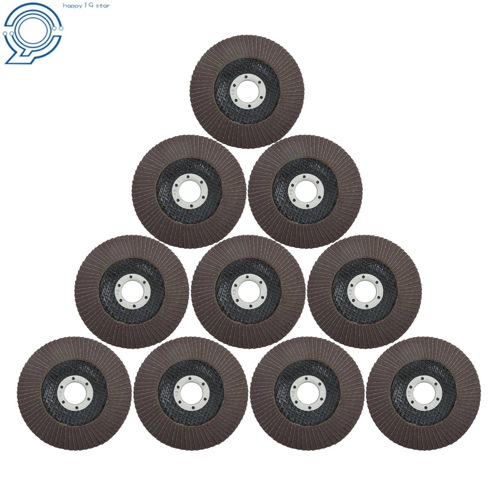 10X 4-1/2" Zirconia Flap Disc Sanding Grinding 120 Grit