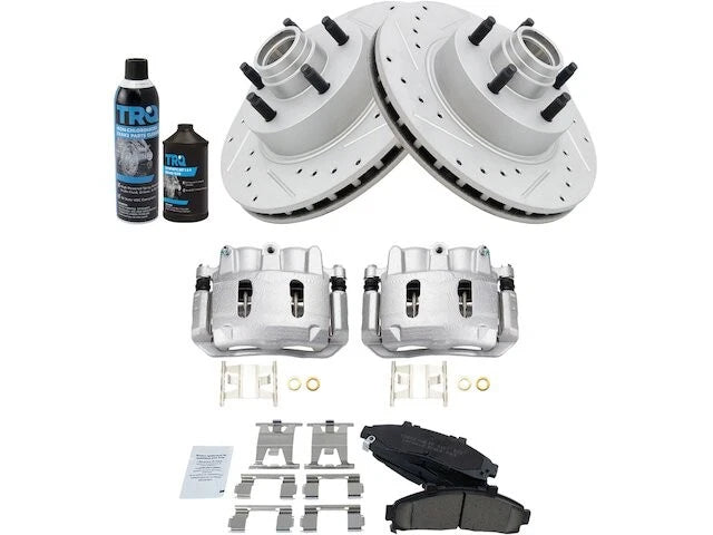 Front Brake Pad Rotor Caliper Set for Mazda B2500 (1999) SR553BK