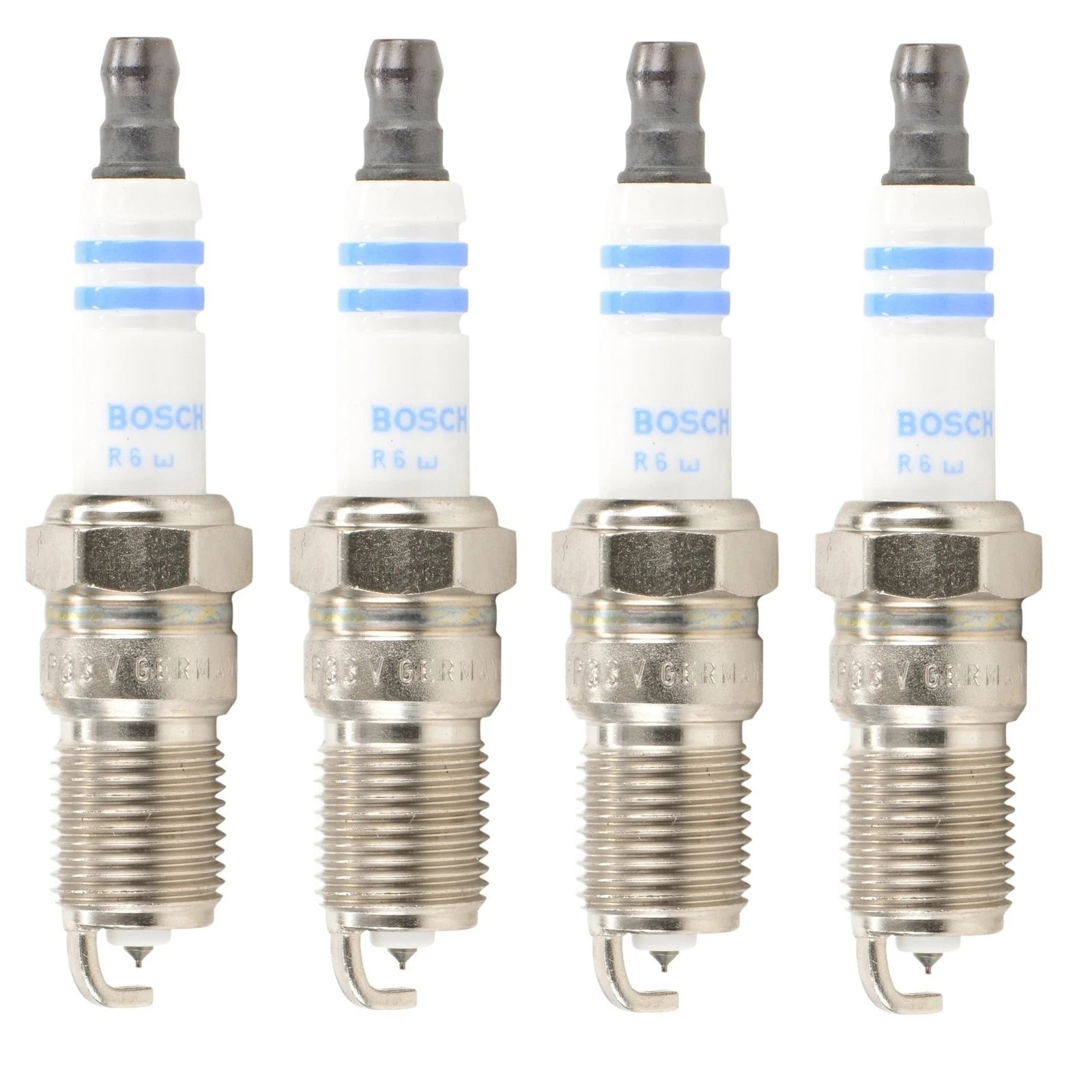 Set of 4 Spark Plugs Bosch Double Platinum 8103 for Cadillac Lincoln Pontiac