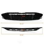 Front Bumper Cover & Grille Replacement Combo for Chevrolet Malibu (2016-2018)