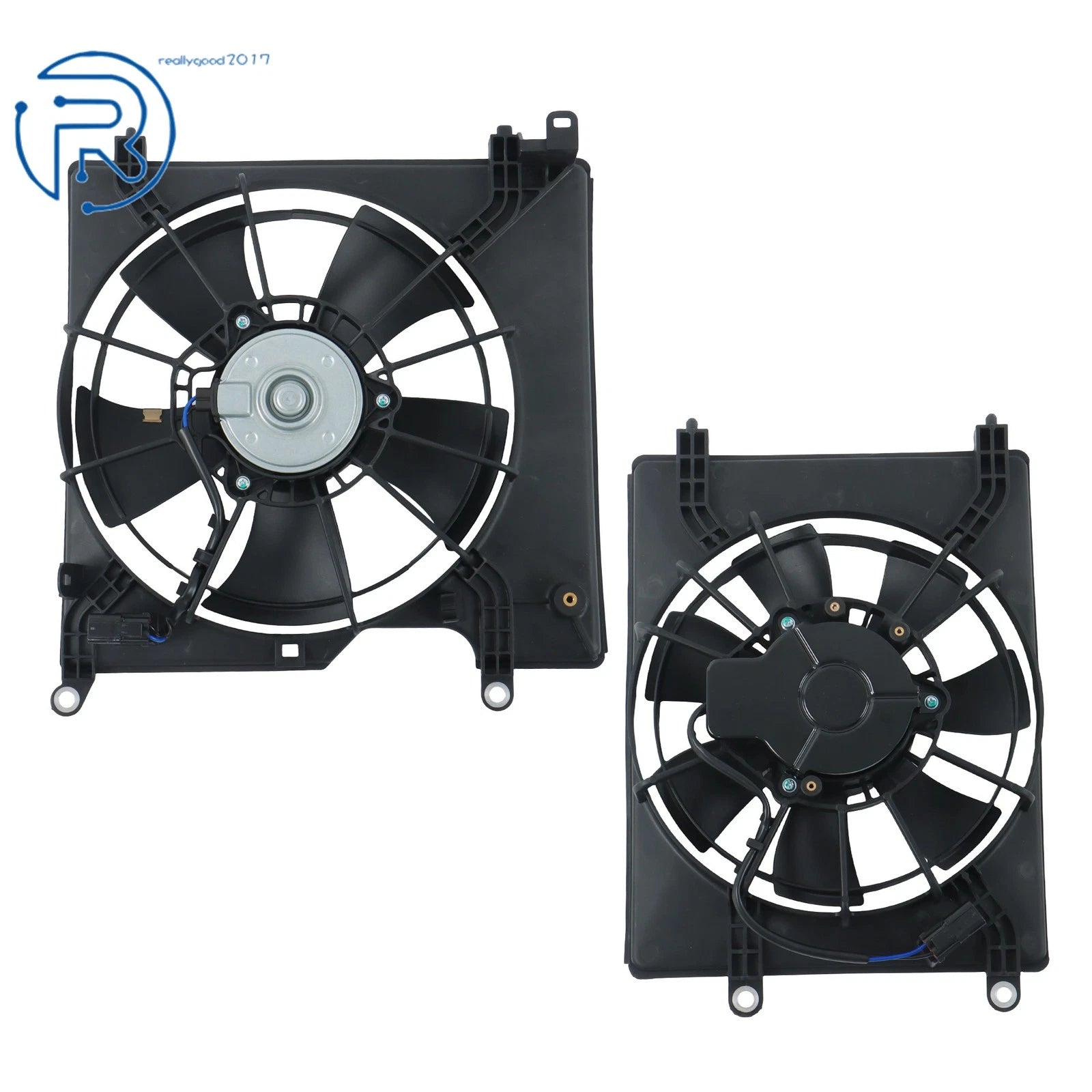 2X A/C Condenser Fan Assembly for Acura ILX (2016–2021)