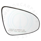 Chrome Convex Glass Mirror for Toyota Camry (2012–2017)
