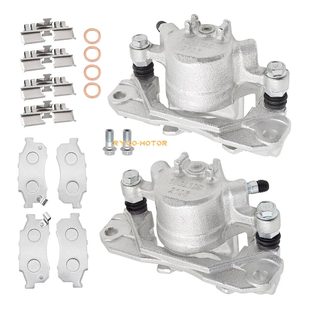 Front Brake Calipers & Ceramic Pads Kit for Honda Big Red MUV700 (2009–2013)