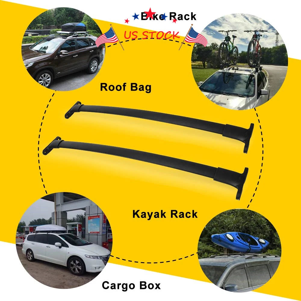 Set of 2 Roof Rack Cross Bars for Ford Explorer (2016-2018)