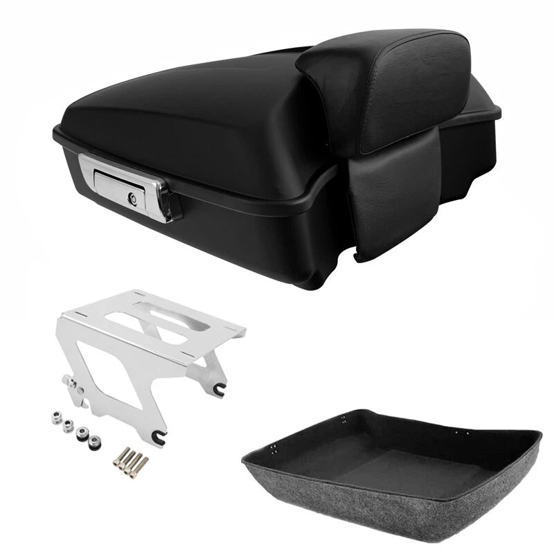 Matte Chopped Trunk Backrest for Harley Sport Glide (2018–2025)
