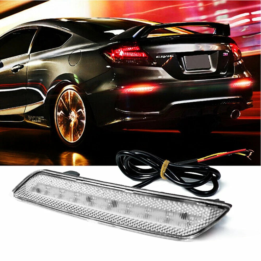 LED Bumper Reflector Tail Light for Honda Civic (2013–2015)