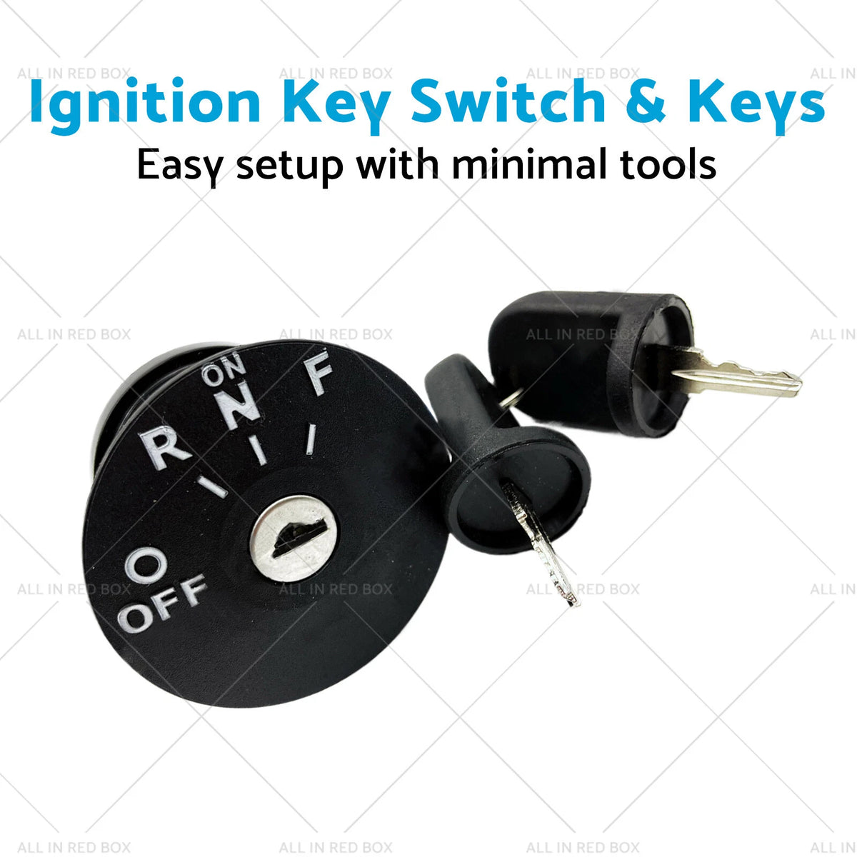 Set of 4 Position Ignition Key Switch for EZGO RXV (2008–2023) 605637