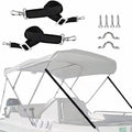 Marine Top Straps for Boat Awning (Adjustable Length, Snap Hook)