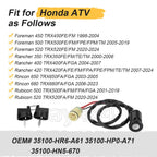 Ignition Key Switch for Honda Foreman 500 TRX500FM/FM/FPE/FPM/TM (2005–2019)