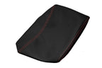 Console Lid with Cupholder Cover for Ford Ranger (2000–2006) Carbon Fiber Red Stitch
