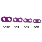 4X Hose Separator Clamp Fitting Connector for Oil Fuel Hose Line