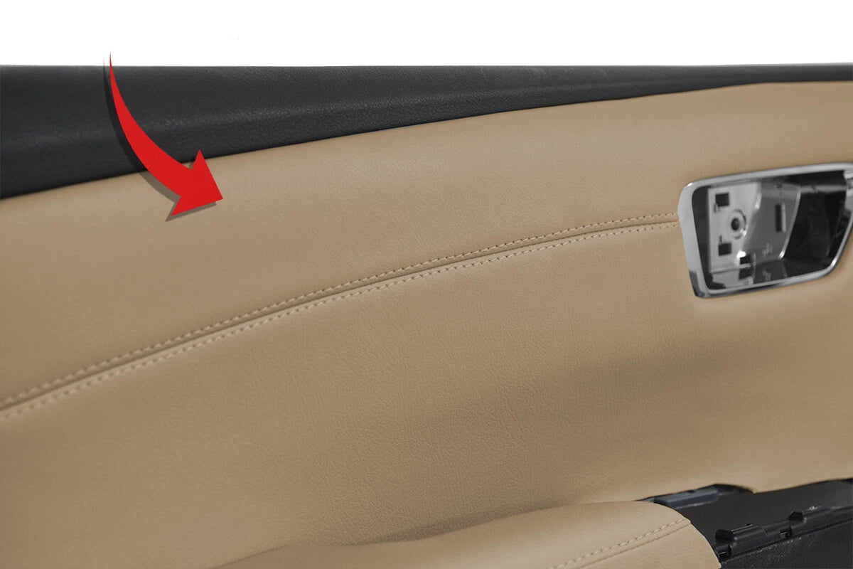 Leather Door Panel Cover for Toyota Avalon (2013–2018) Beige