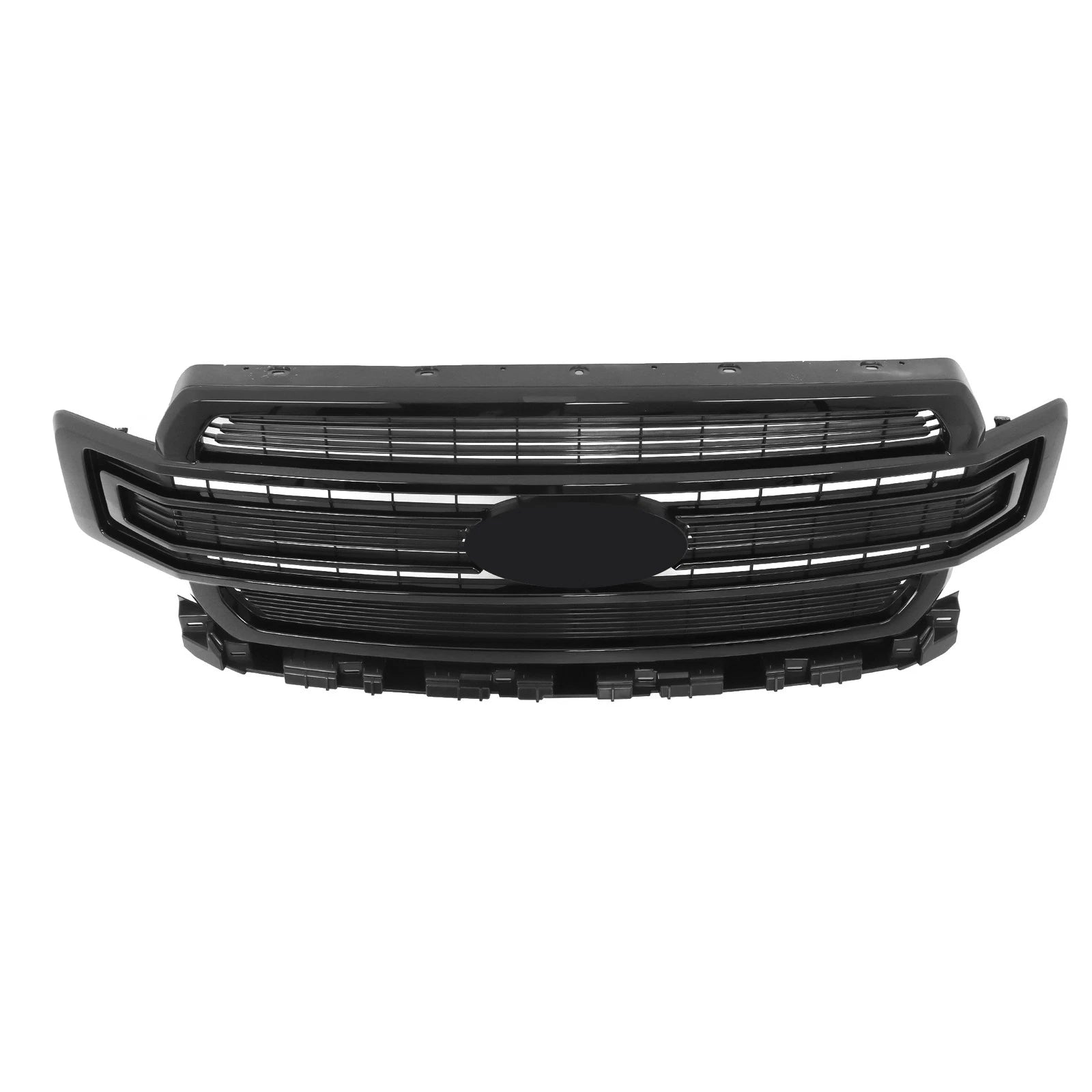 Gloss Black Front Bumper Grille for Ford F-150 (2018-2020)