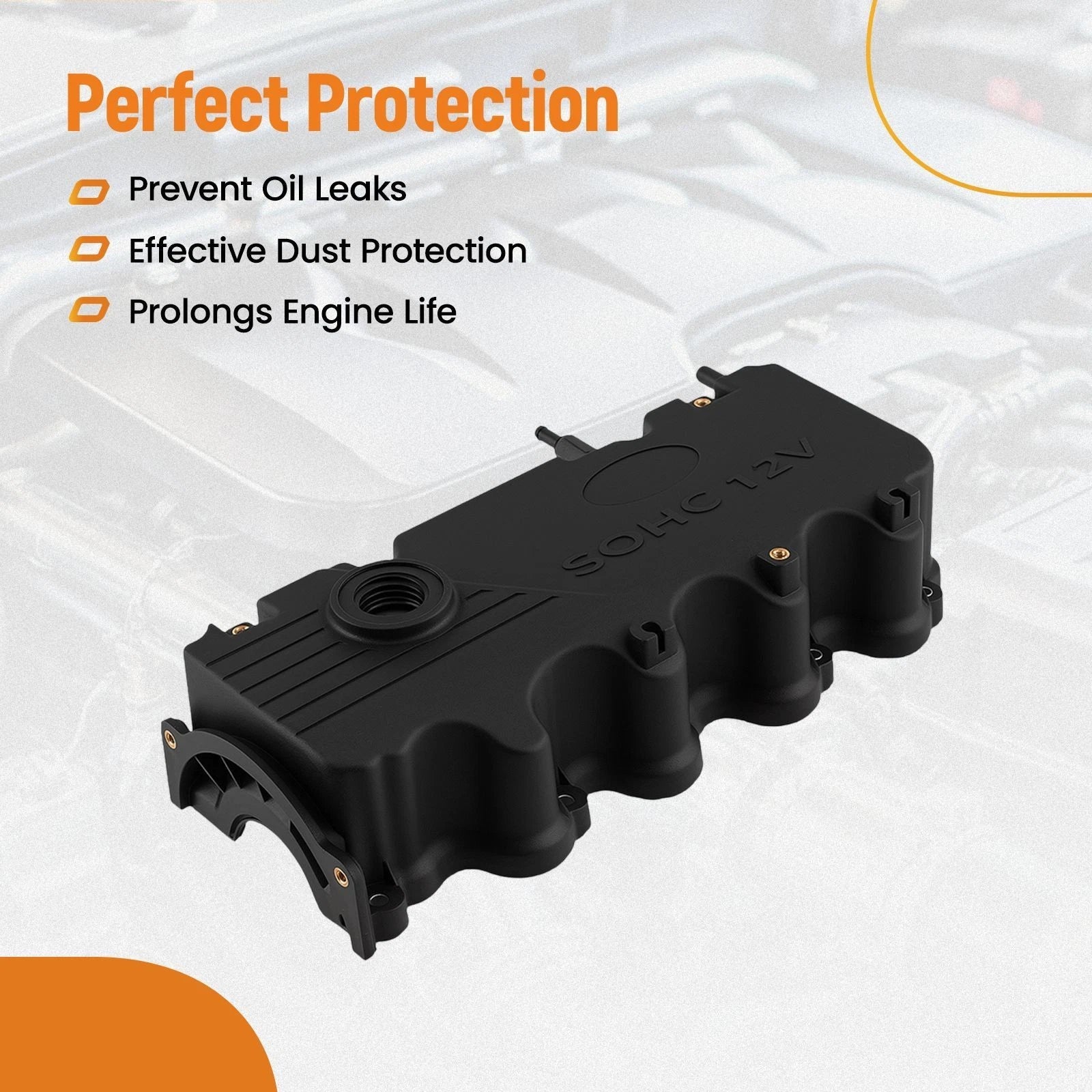 Engine Valve Cover and Gasket Set for Hyundai Accent (2000–2002)