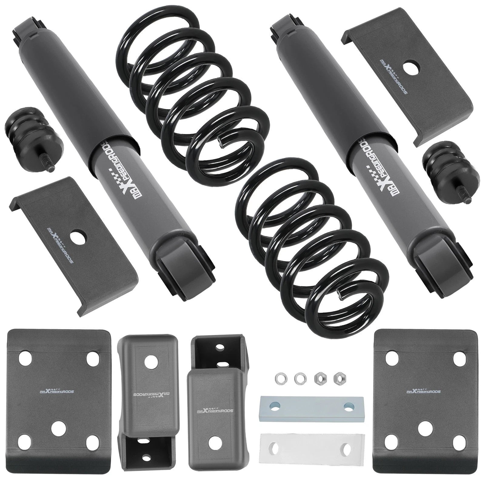 3" Front 5" Rear Drop Shock Spring Kit for Chevy Silverado GMC Sierra (2007–2013)