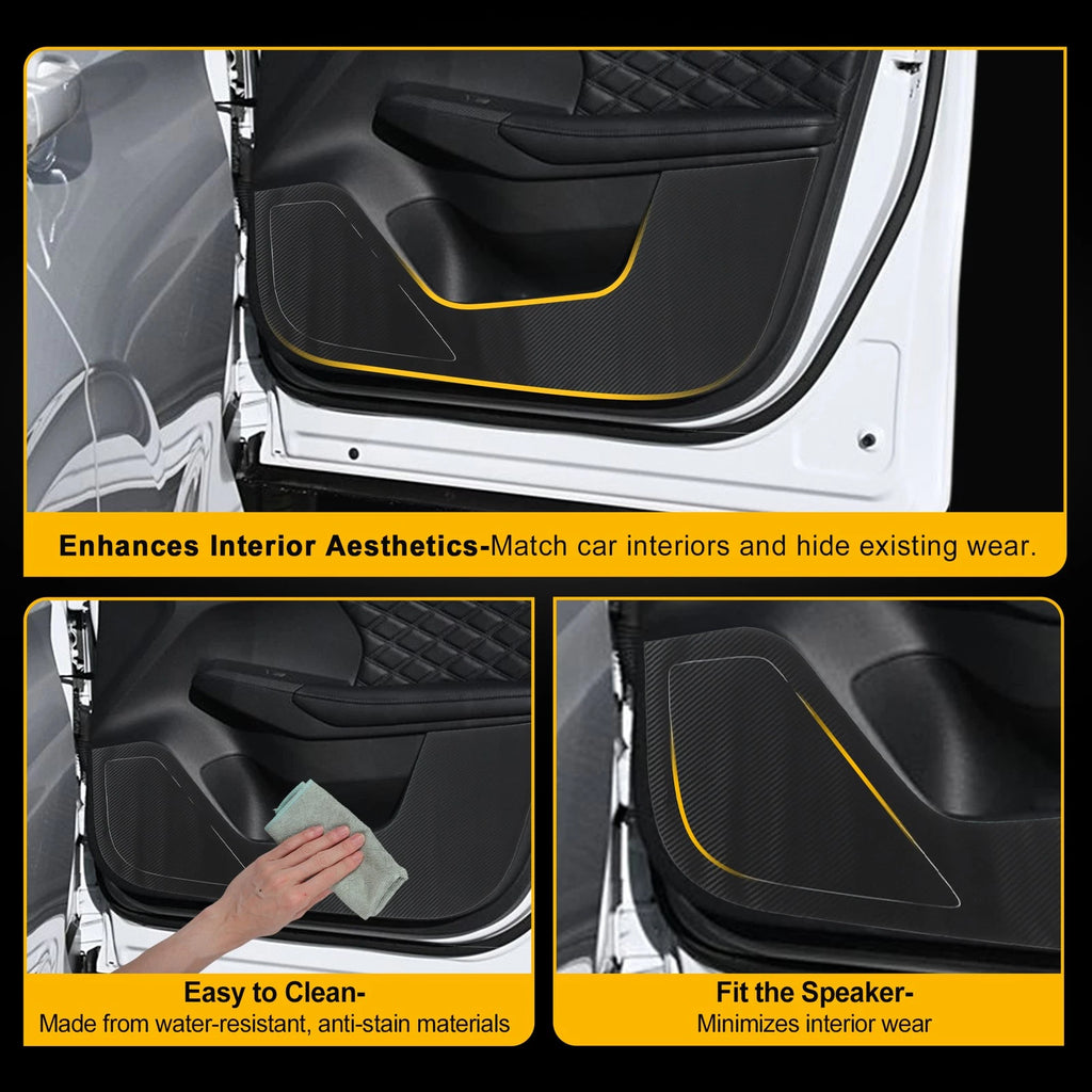 Car Door Anti Kick Pad Sticker Scratch Protector for Mitsubishi Outlander (2022–2025)