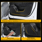 Car Door Anti Kick Pad Sticker Scratch Protector for Mitsubishi Outlander (2022–2025)