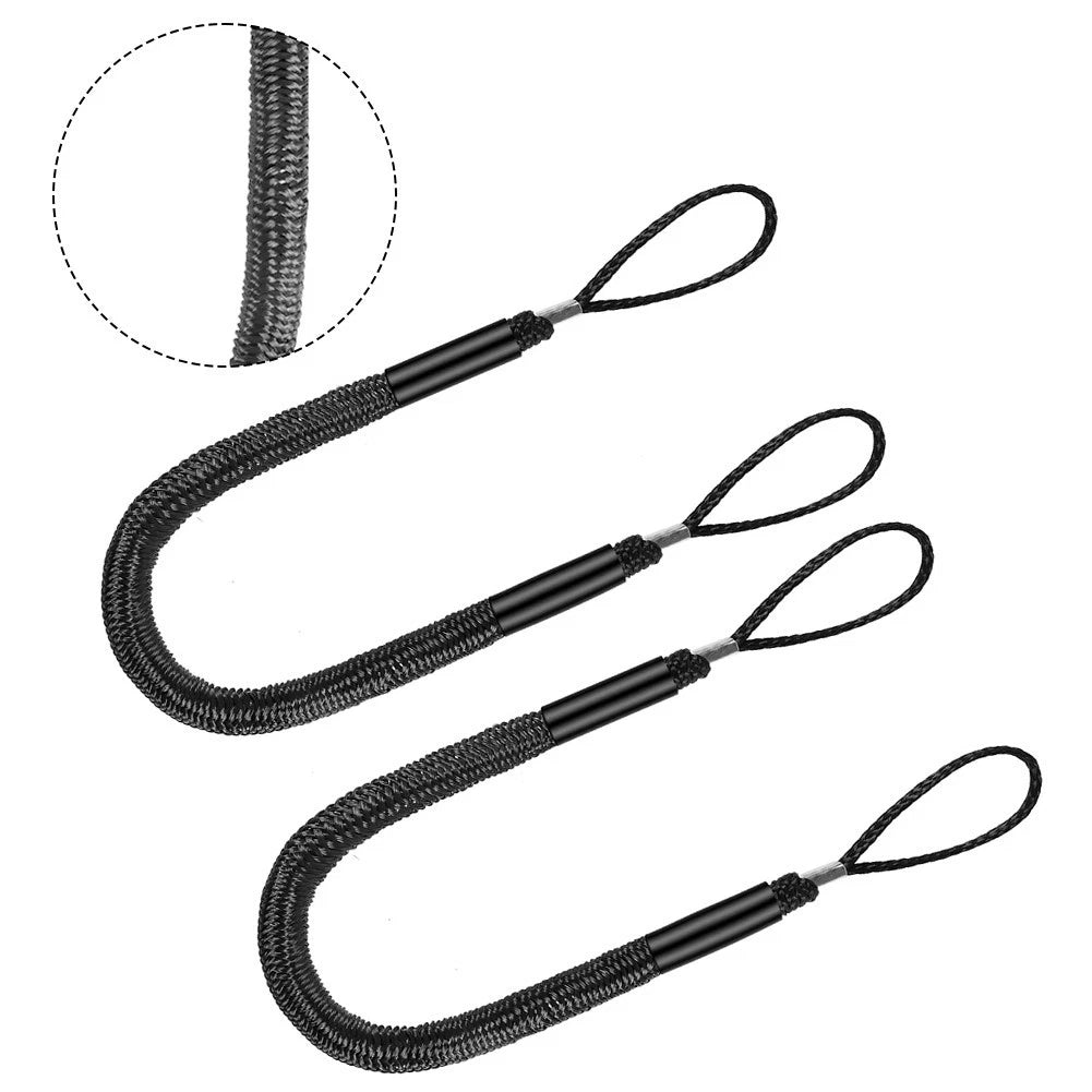 2X 4 Foot Elastic Boat Rope with Foam Float for Water Bike and Motorboat