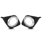 Set of 2 Front Bumper Fog Light Bezels for Toyota RAV4 (2009–2012)