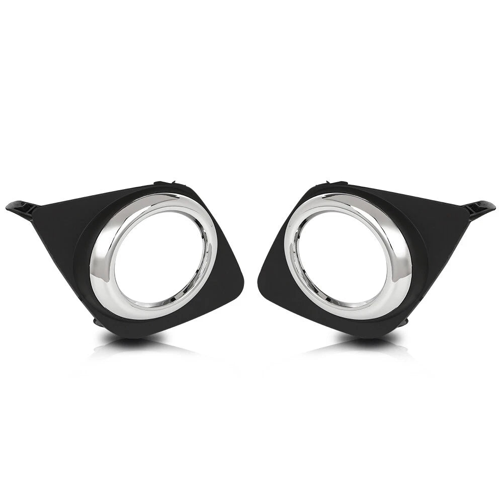 Set of 2 Front Bumper Fog Light Bezels for Toyota RAV4 (2009–2012)