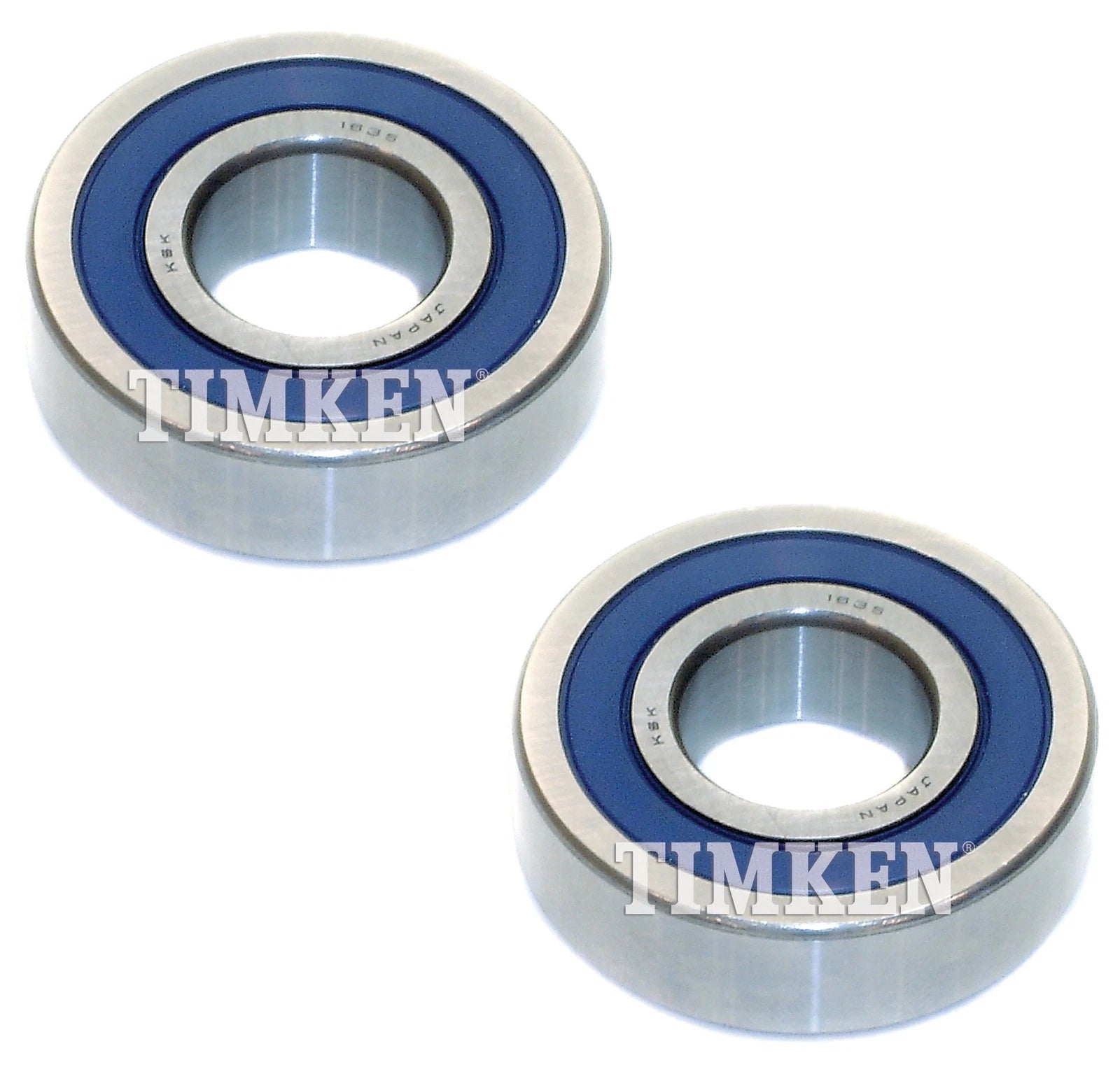 Set of 2 Rear Outer Wheel Bearings for Chevrolet Geo Pontiac Suzuki (FWD)