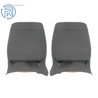 Set of 2 Seat Covers for Jeep Wrangler (2007–2012) Durable Cloth Gray