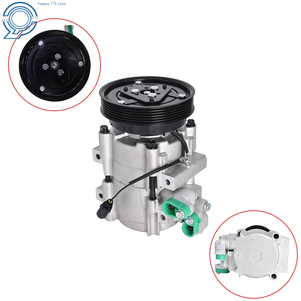 A/C Compressor w/Clutch for Hyundai Santa Fe 2001–2006 (5512440)