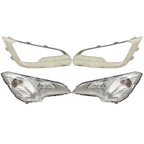 Set of 2 Front Fog Lights with Cover Bezel Trim for Ford EcoSport (2018–2022)
