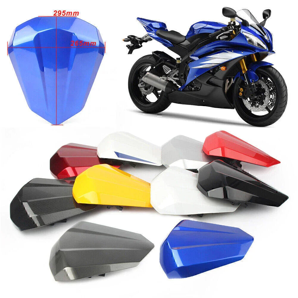 Red Rear Pillion Passenger Cowl Seat Cover for Yamaha YZF R6 (2006-2007)