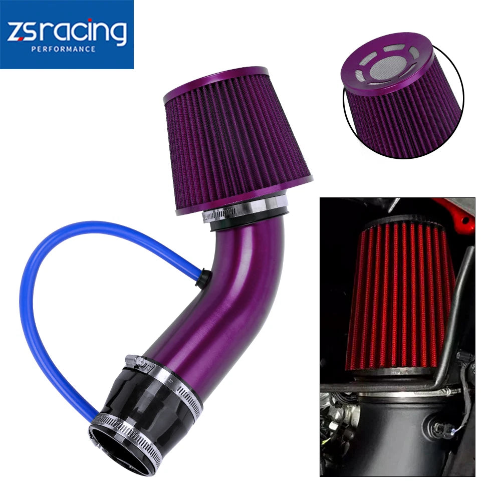 Cold Air Intake Filter Induction Kit for Car (76mm)
