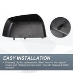 Left Side Rearview Mirror Cover Cap Gloss Black for Chevrolet Colorado 