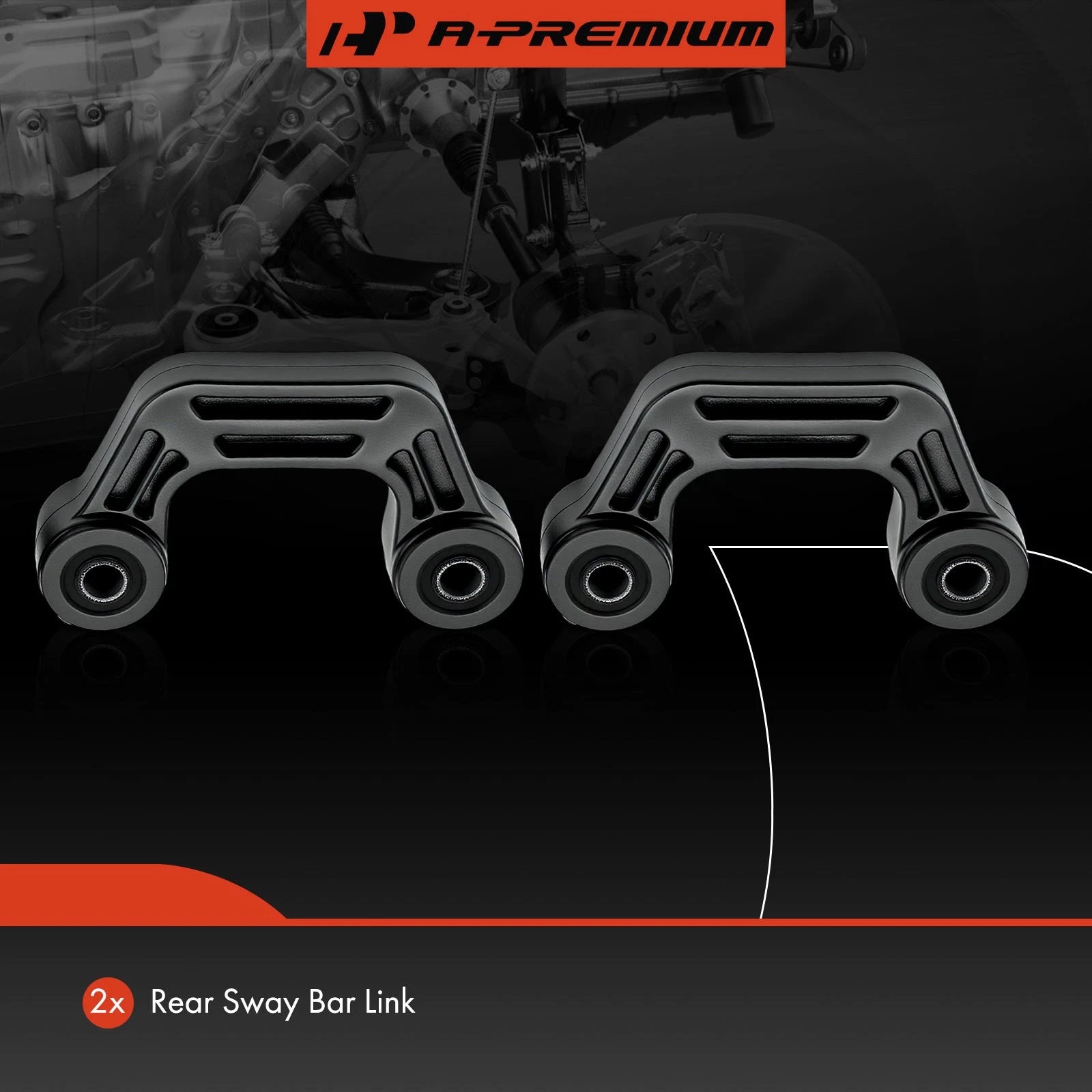 2X Rear Sway Bar Links for Subaru Forester (1998–2002)