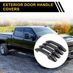 Set of 4 Exterior Door Handle Covers for Chevrolet Silverado 1500 (2014–2024)