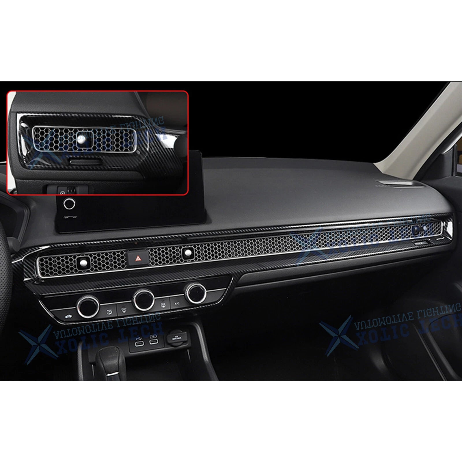 ABS Dashboard Side AC Vent Cover for Honda Civic (2022-2025)