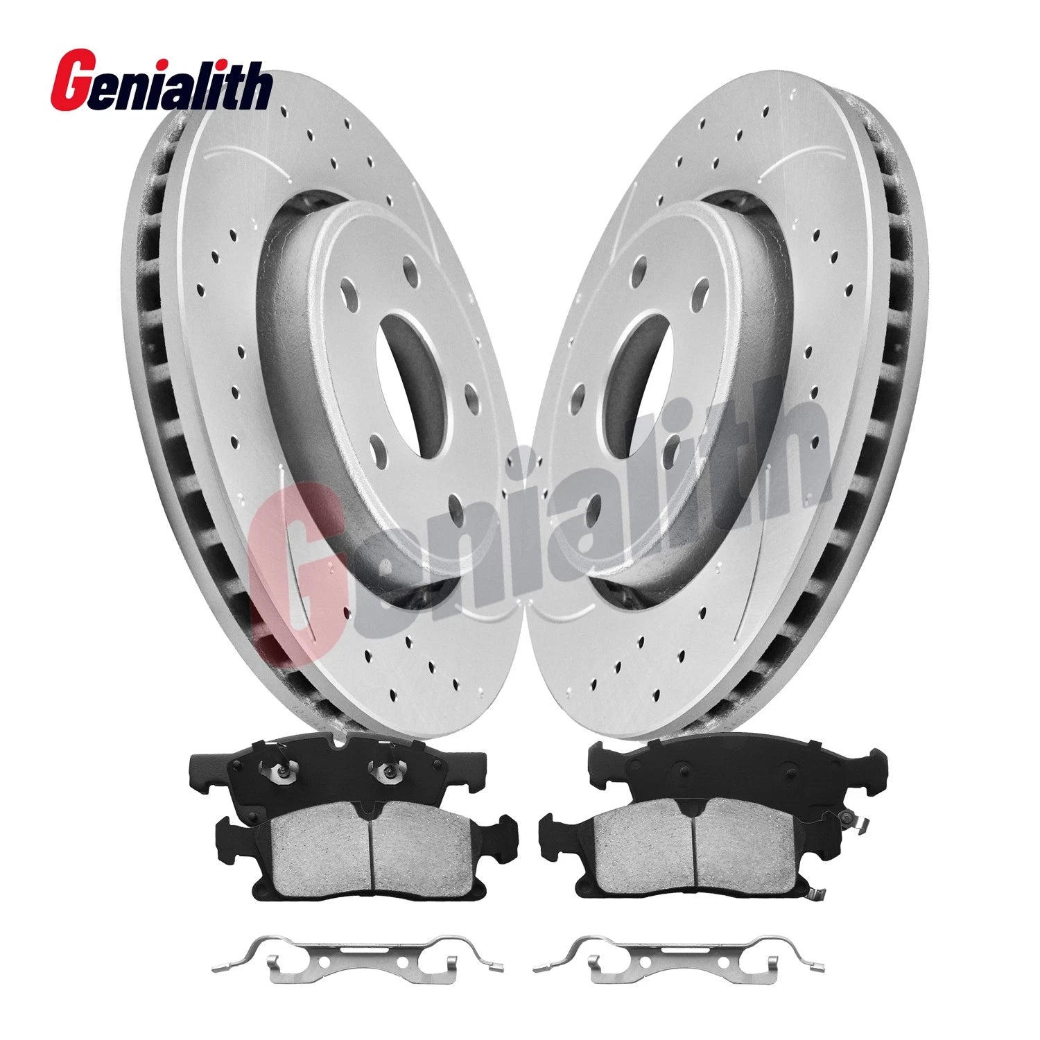 330mm Front Drilled Rotors Brake Pads for Durango Grand Cherokee (2011–2020)
