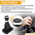6 Speed Gear Shifter Knob with Cover for Ford Galaxy (2005–2006)
