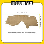Dash Cover Mat for Toyota Sienna (2004–2010) - Black Gray Beige