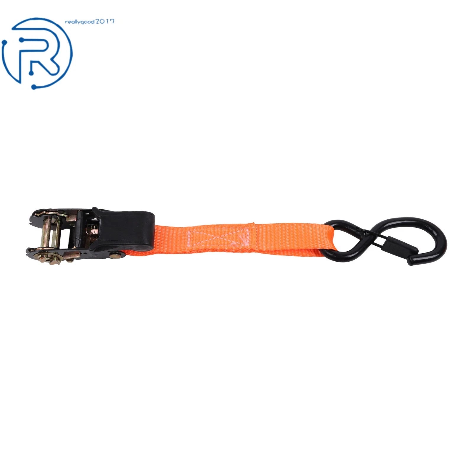 Set of 4 Heavy Duty 1" × 15' Ratchet Straps for Tie Downs