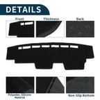Dashboard Cover Mat for Honda N-VAN JJ1 JJ2 (2018–Present) Black
