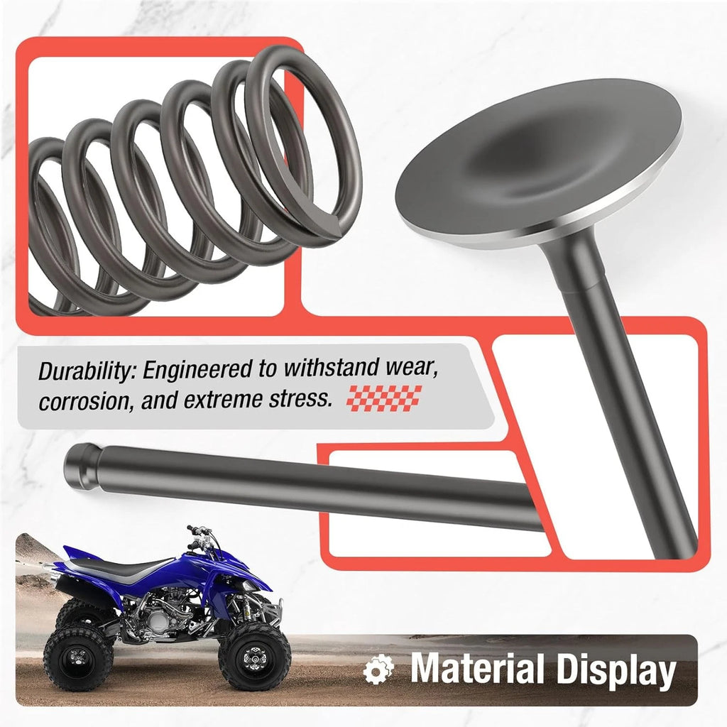 Intake Exhaust Valve & Seal Spring for Yamaha YFZ450 (2004–2009)