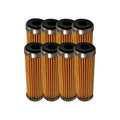 Set of 8 Fuel Cartridge Filters for Buick Cadillac Chevrolet GMC (WIX)
