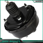 7" Single Diaphragm Black Power Brake Booster for Chevy GM (Universal)