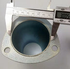 Exhaust Header Reducer 3" to 2-1/4" Steel Welded Collector for Universal Fit (Universal)